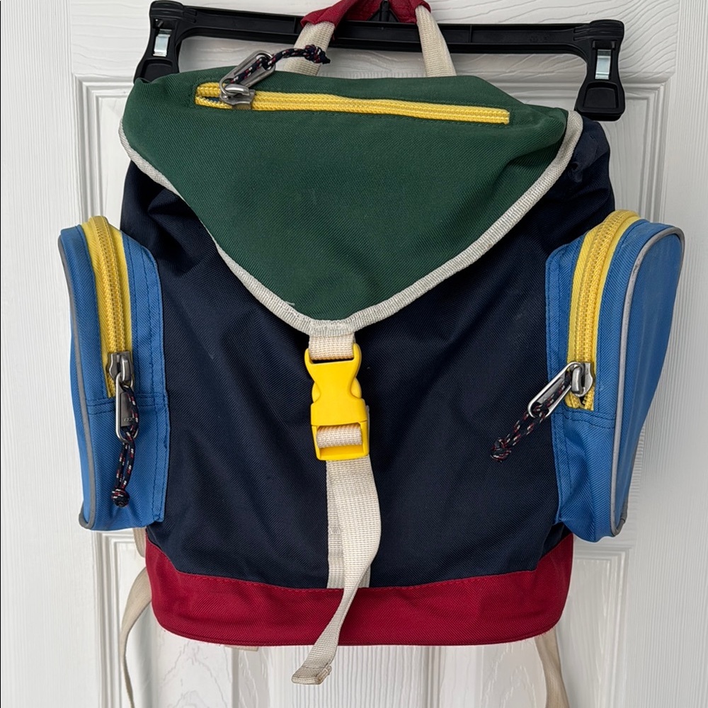Hannah Andersson Multicolor Backpack with Yellow Accents